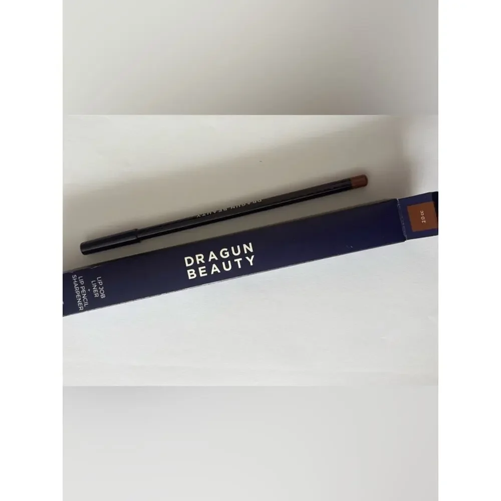 NWT Dragon Beauty Lip Job Liner & Sharpener in 2.0 cc medium brown